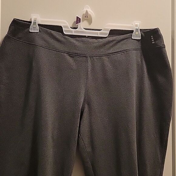 Land’s End gray leggings Wide Leg Pants Pull On size 1X - Picture 2 of 6